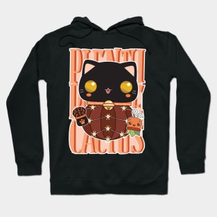 Chin Cactus Cat Hoodie